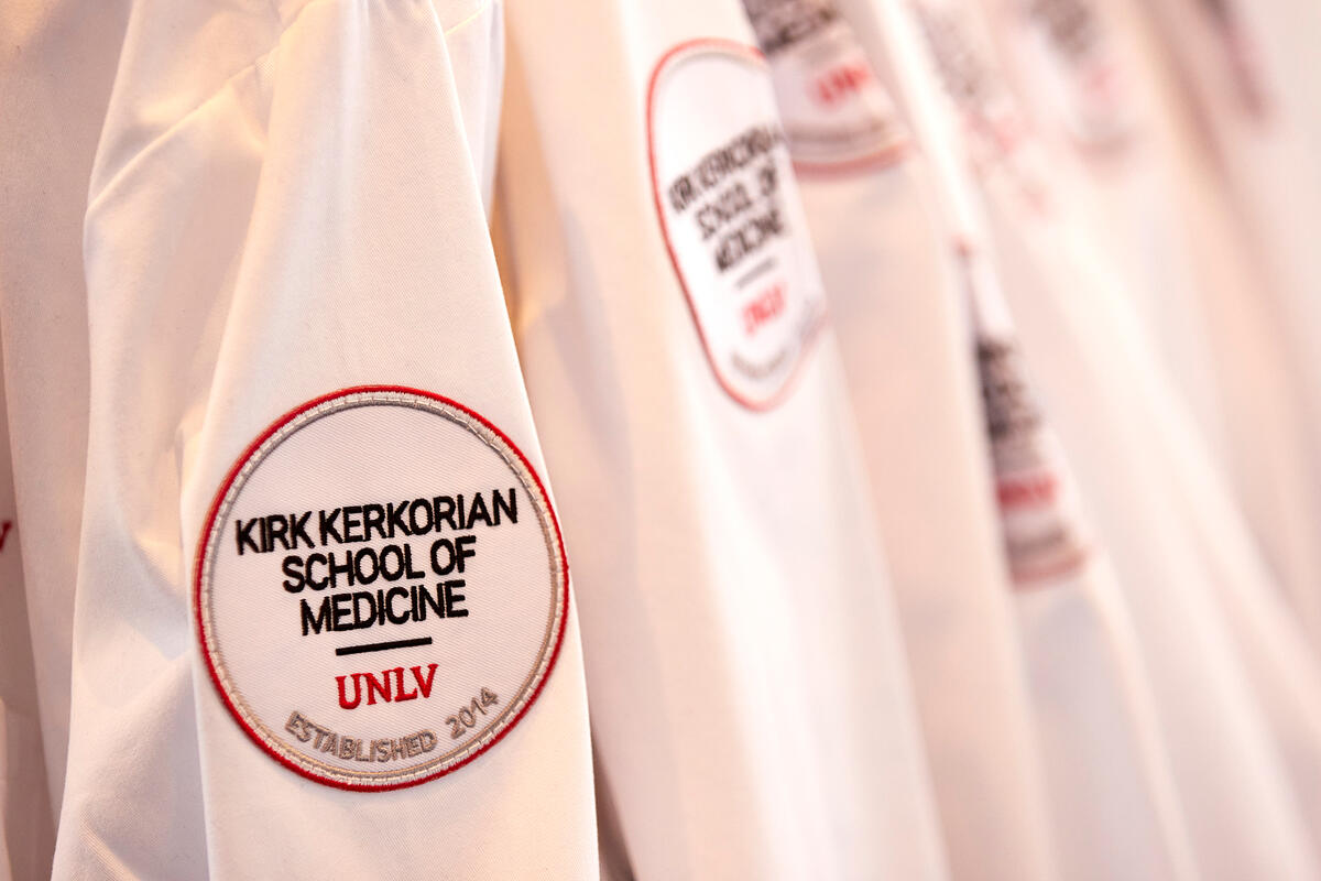 Kirk Kerkorian School of Medicine at UNLV white coats
