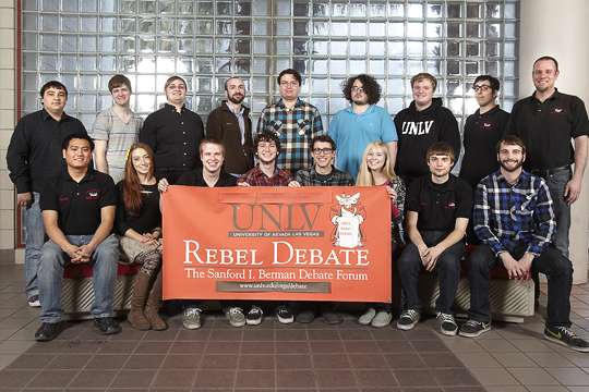Berman Debate Forum students