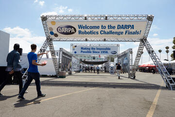 The DARPA Robotics Challenge Finals were part expo and part competition. It featured 12 teams from the United States as well as 11 teams from Japan, Germany, Italy, Hong Kong, and Korea.