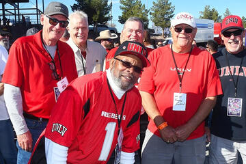 UNLV Team group of coaches