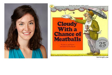 Rachel Dixon, a junior and captain of the women's swim team, recommends Cloudy With a Chance of Meatballs by Judi and Ron Barrett: “This was my favorite book growing up because I loved all the pictures!!!”