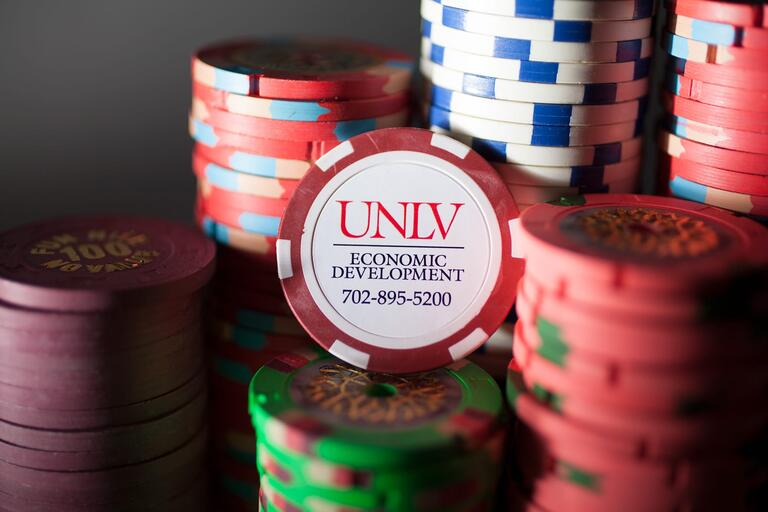 UNLV poker chips
