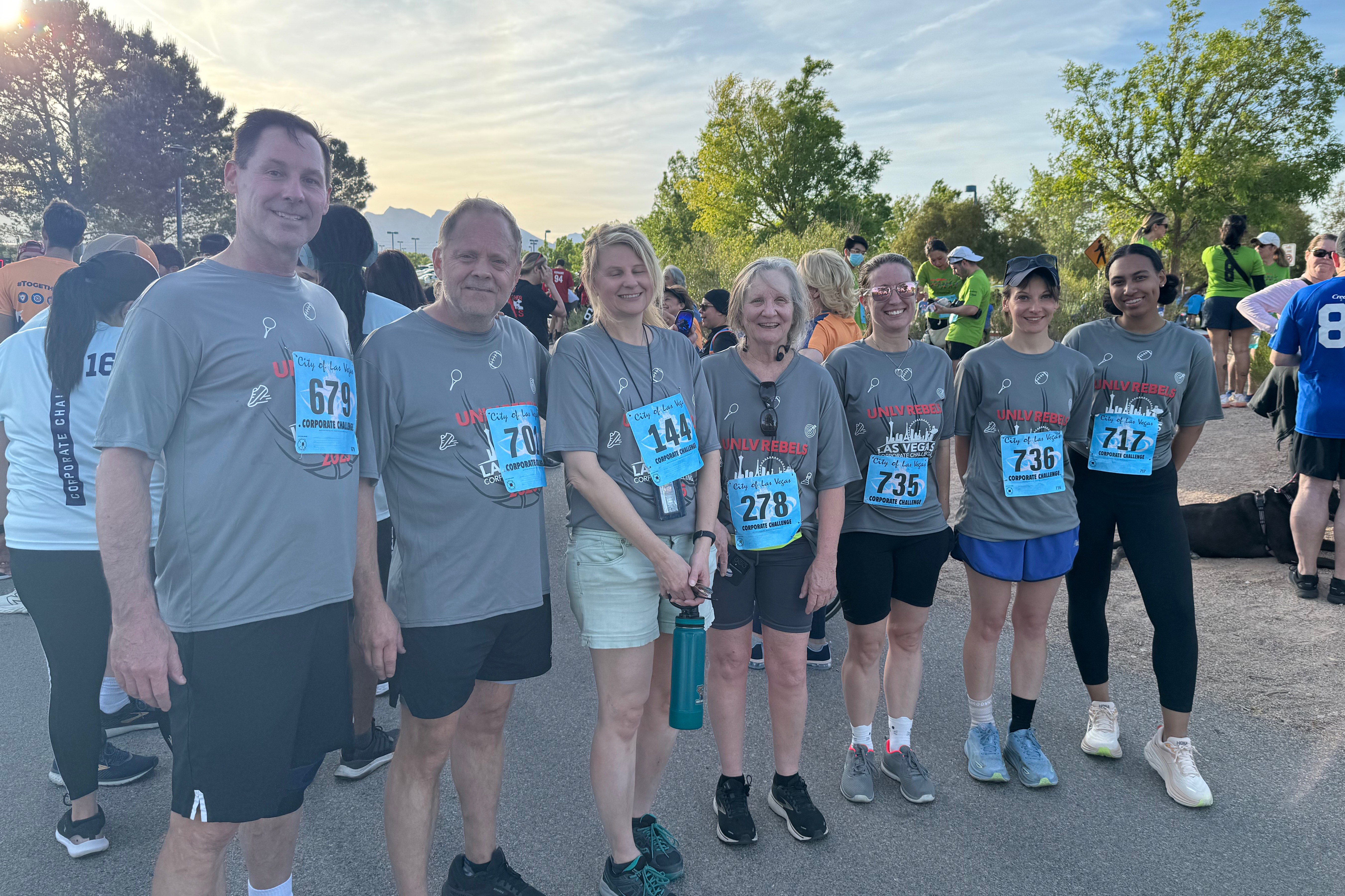 People posing for a photo in gym clothes