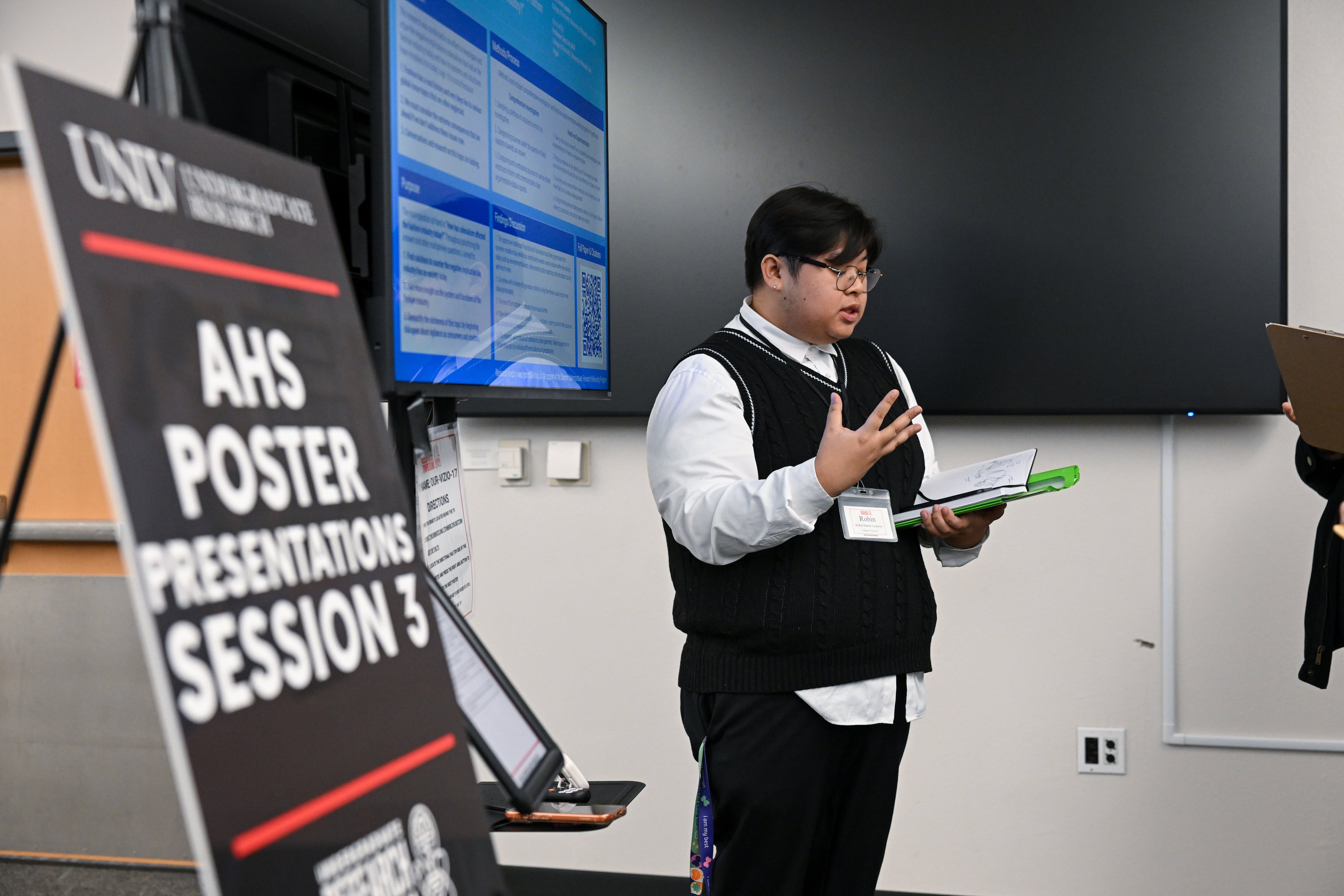 AHS Poster and speaker