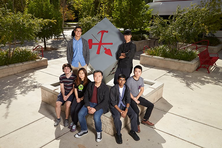 Association of Computing Machinery (ACM) student group portrait