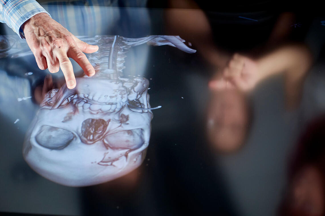 virtual anatomy table