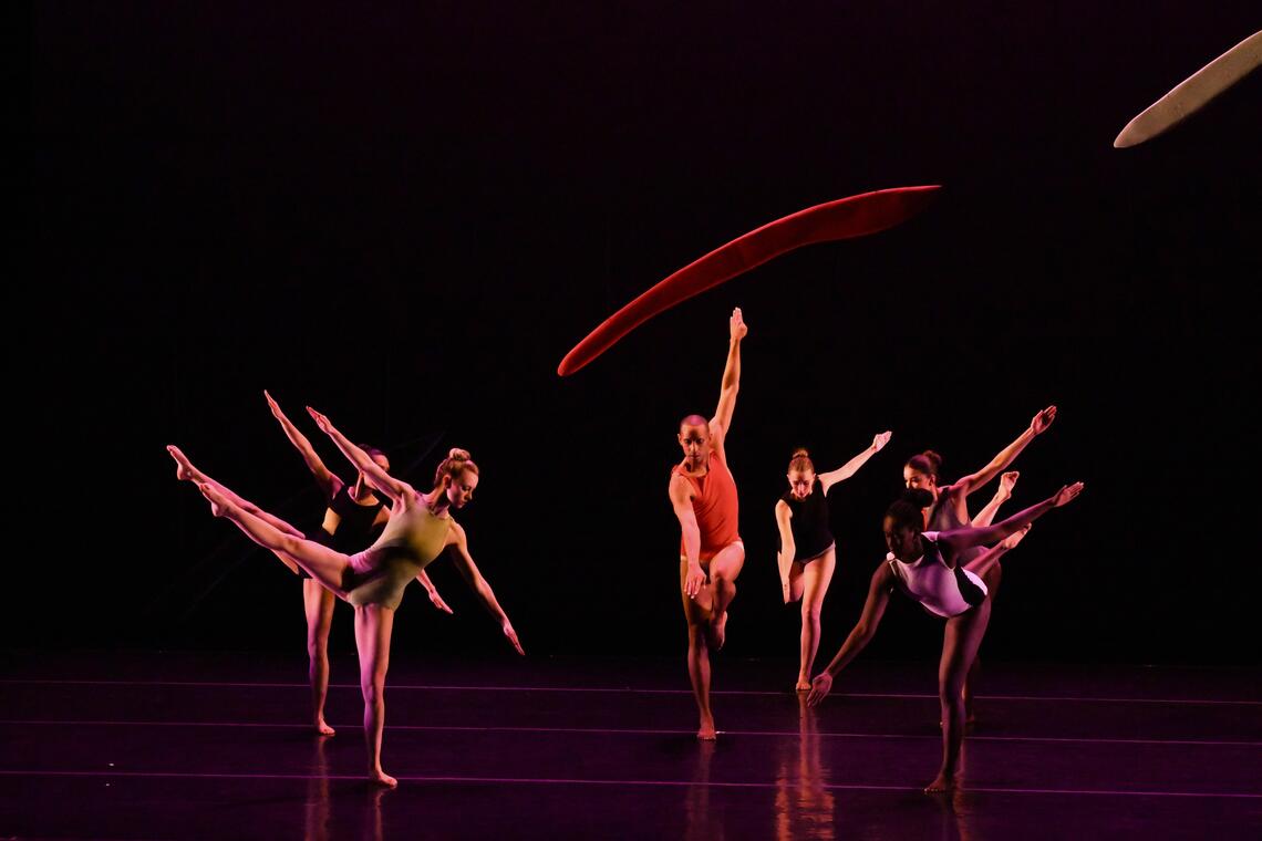 UNLV Dance students performing on stage