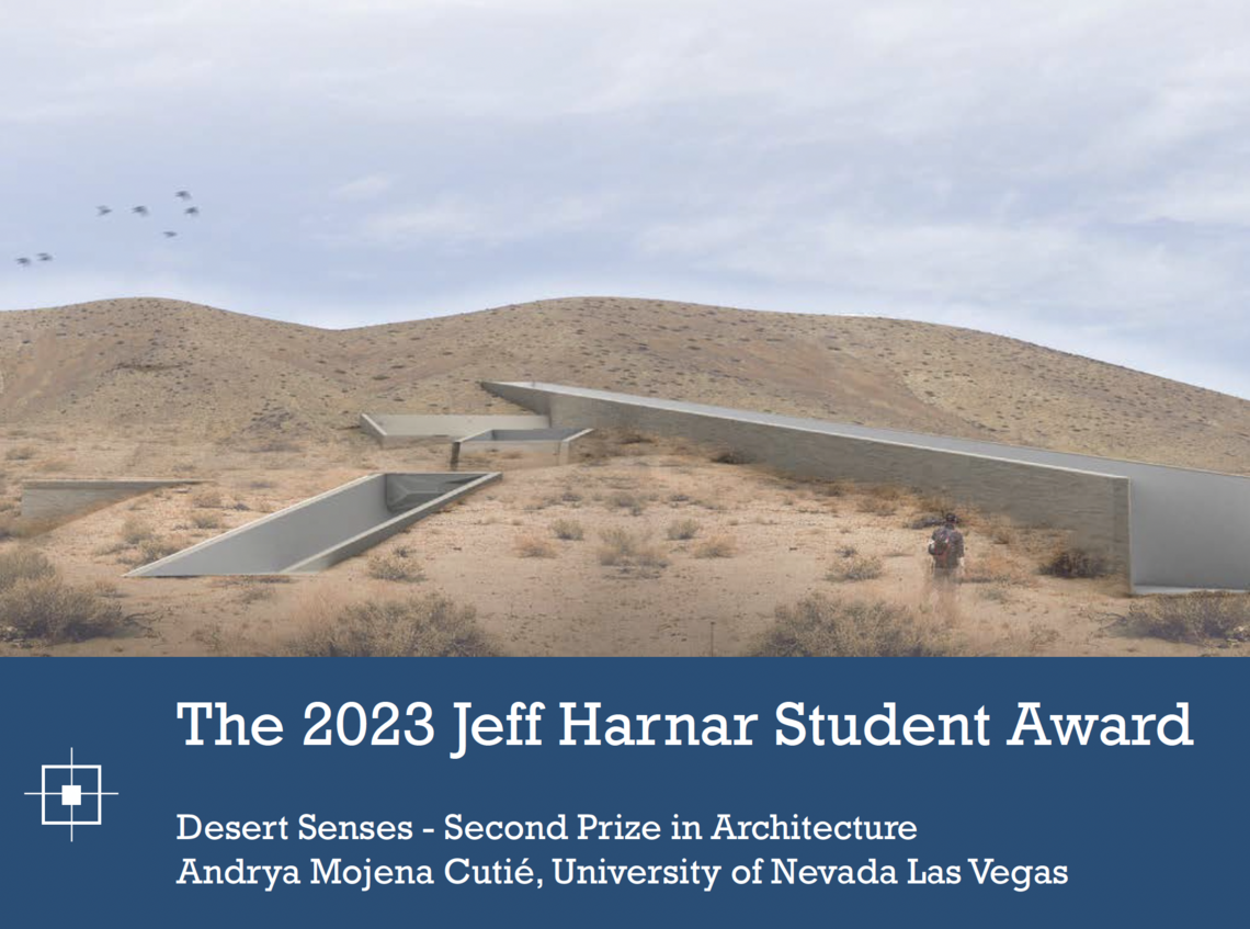 Desert Senses by Andrya Mojena wins second place at the 2023 Jeff Harnar Awards