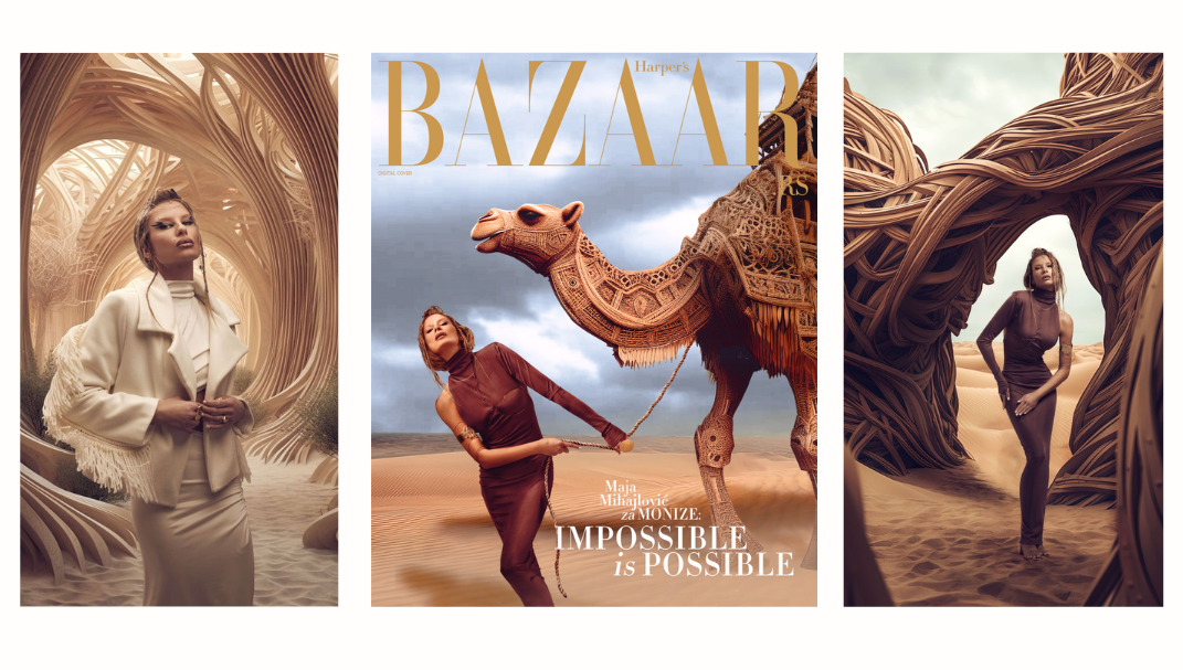 First AI-generated cover for fashion magazine, Harper’s BAZAAR