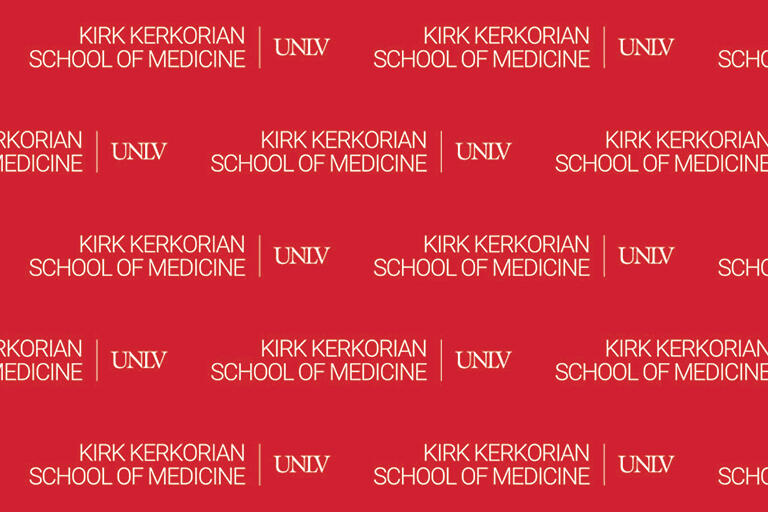 School of Medicine Virtual Background: Bright Red