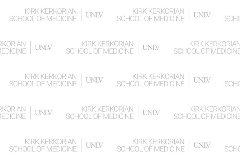 School of Medicine Virtual Background: White with Multiple Logos