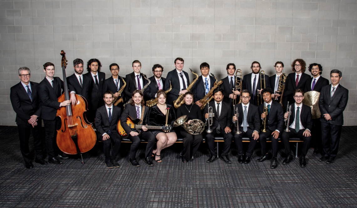 UNLV Jazz Ensemble I stand for a photo Spring 2023
