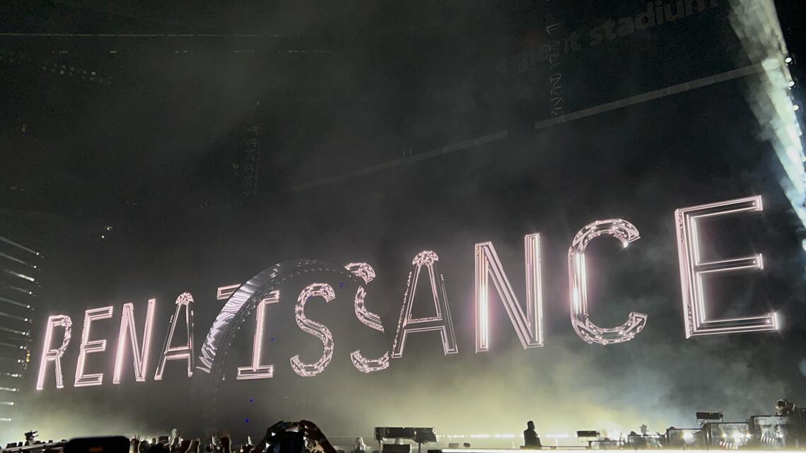 Beyonce RenaissanceTour stage shot in Las Vegas Nevada