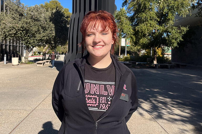 Portrait of tour guide Sadie