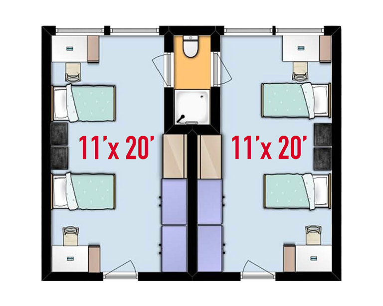 floorplan of Tonopah Double