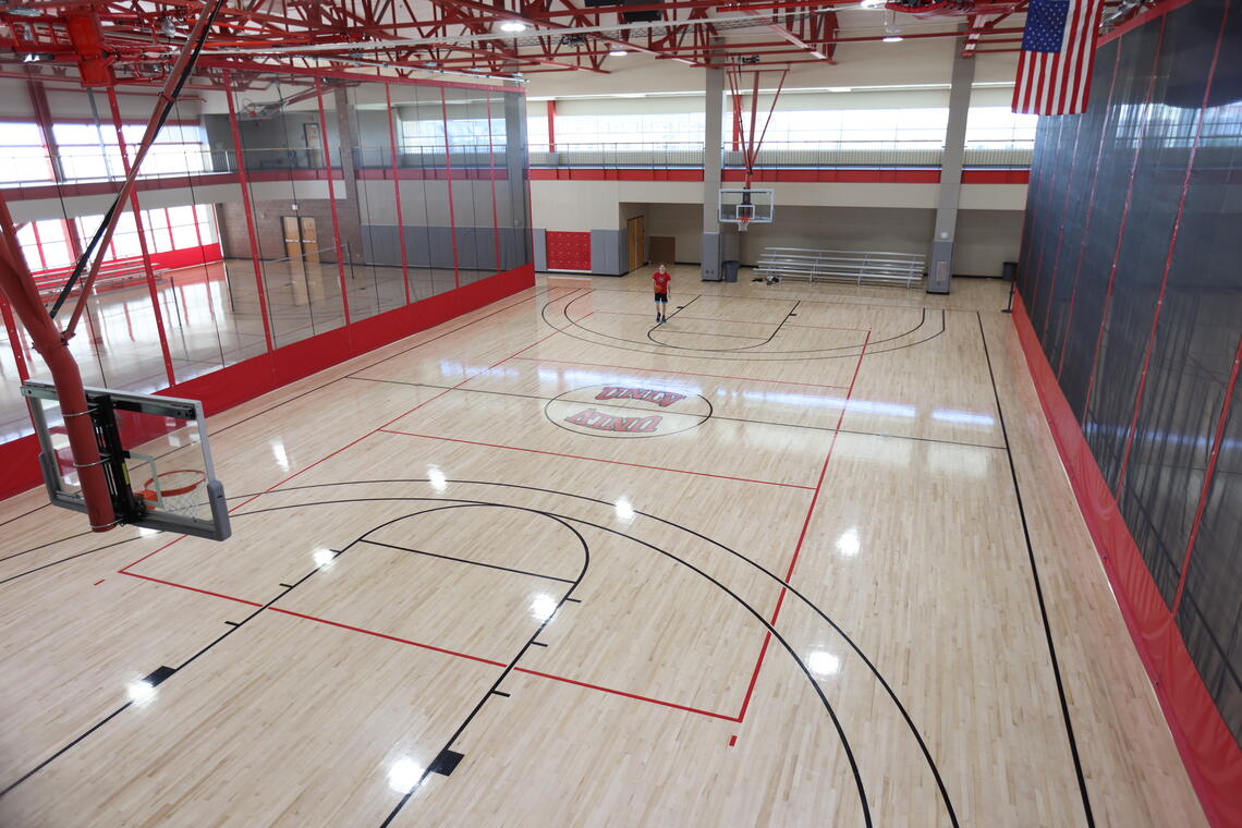 3rd floor courts at the SRWC