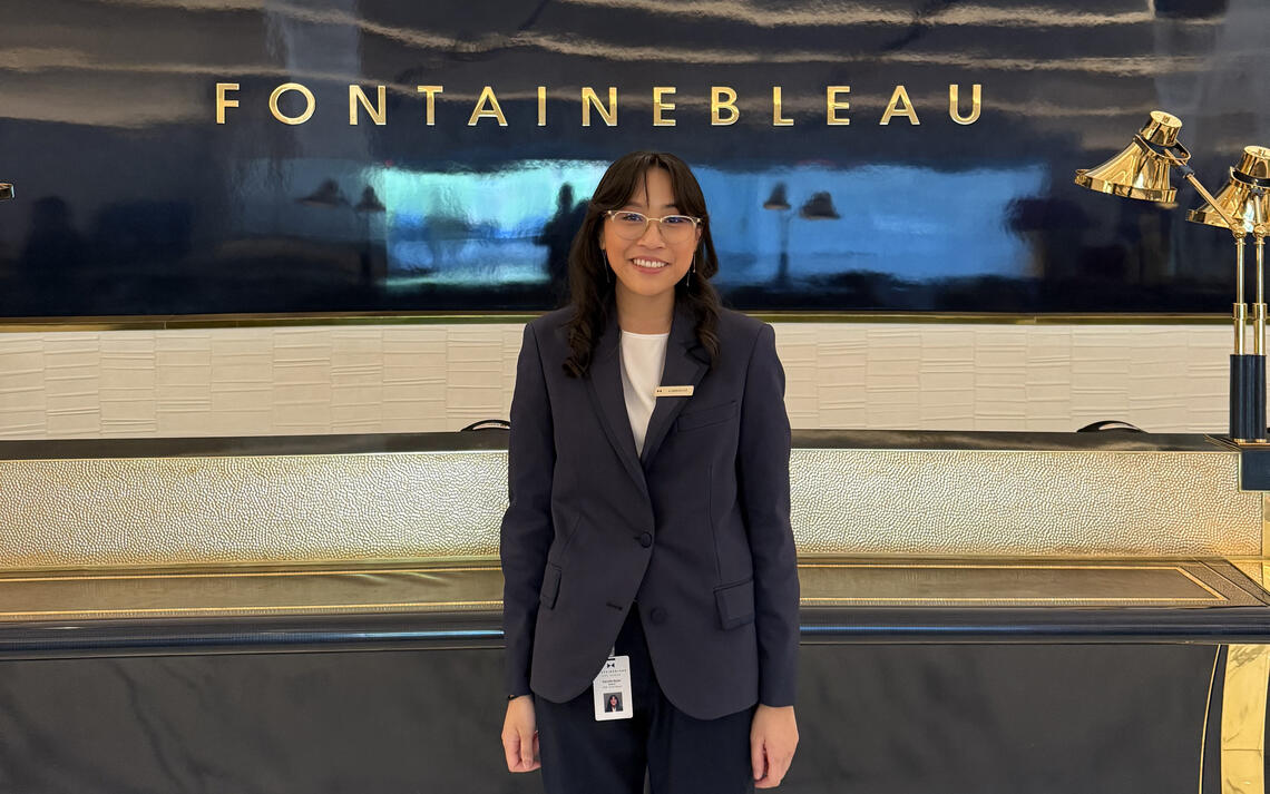 Gabrielle Bagtas at Fountainbleau