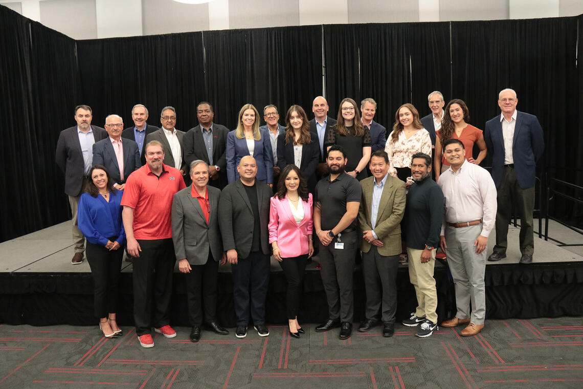 A group of people in a photo