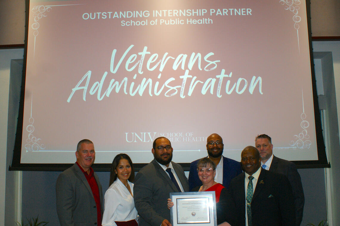 Community Partners handing out internships