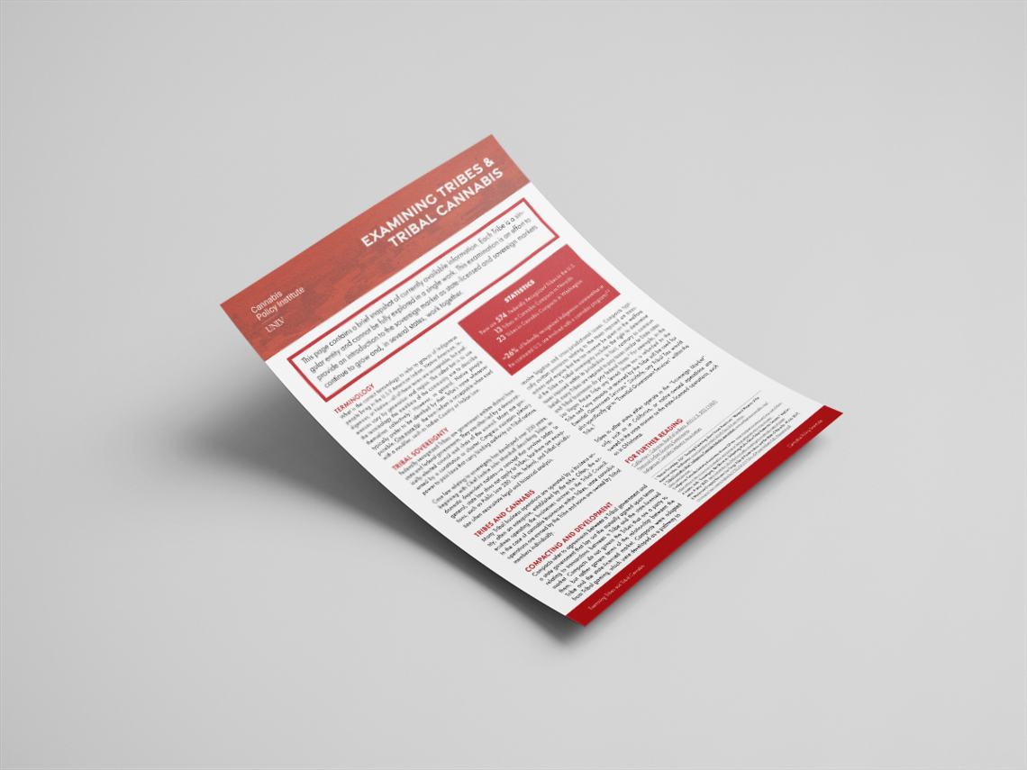 Page mockup from Tribal Cannabis article