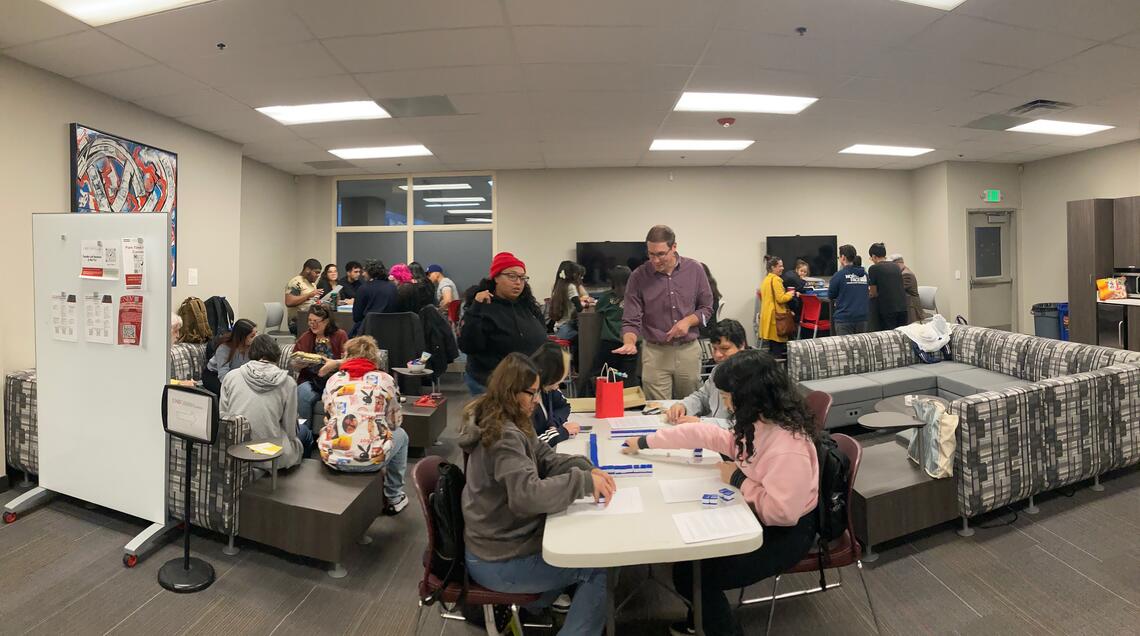 WLC faculty and students playing games from around the globe.