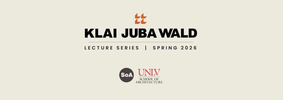 KLAI JUBA WALD logo with text LECTURE SERIES SPRING 2026