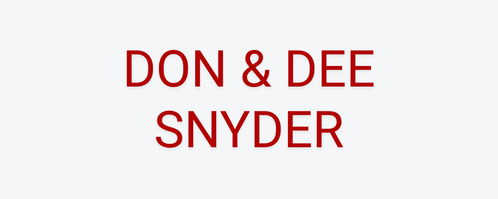 Don and Dee Snyder's Logo