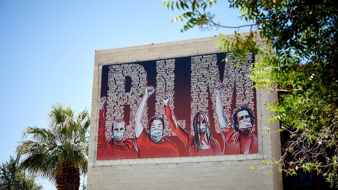 Black Lives Matter mural