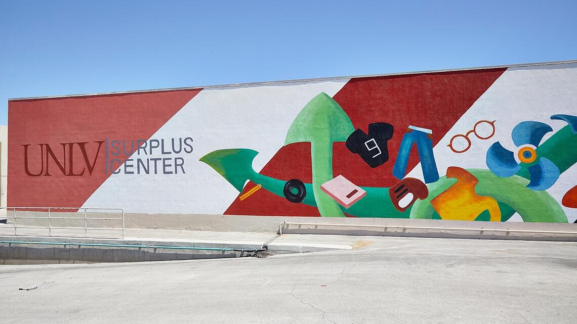 Surplus Center mural