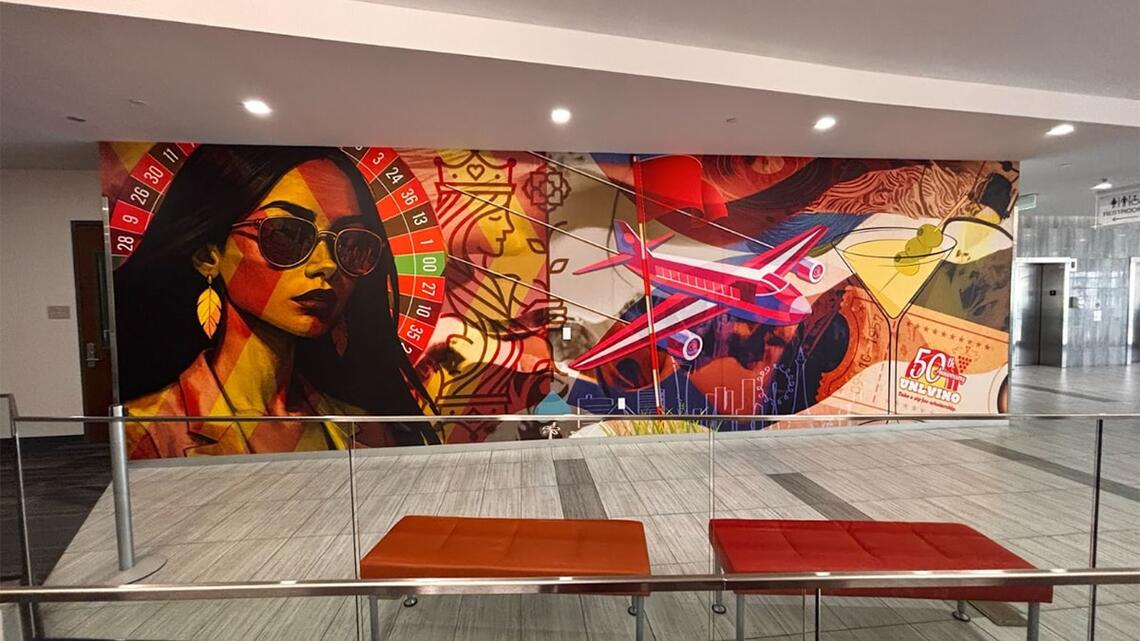 The Women Leaders in Hospitality Wall of Honor mural