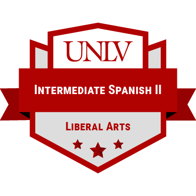 Intermediate Spanish II badge