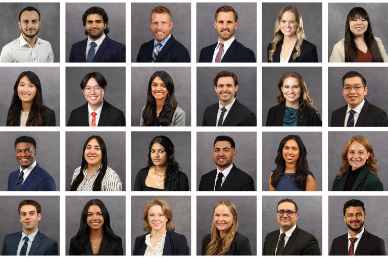 Collage of Kirk Kerkorian School of Medicine Class of 2026 graduating students