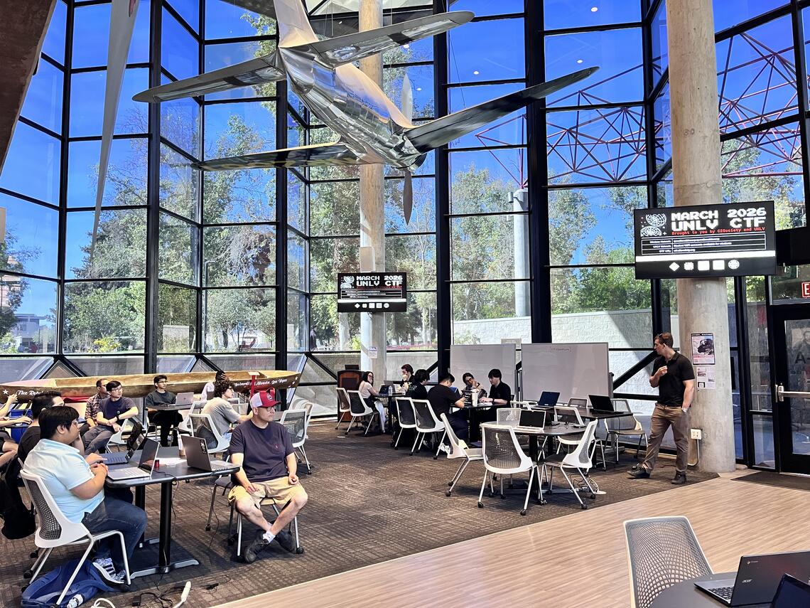 Students participating in the CTF