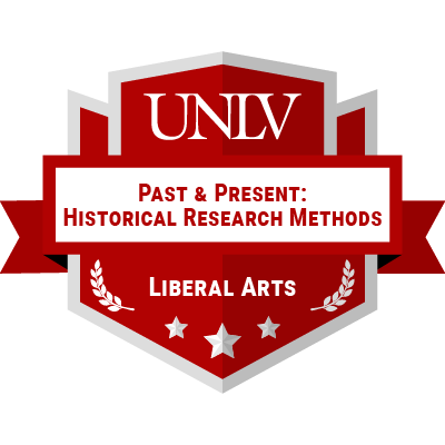 Liberal Arts - Past & Present: Historical Research Methods Badge