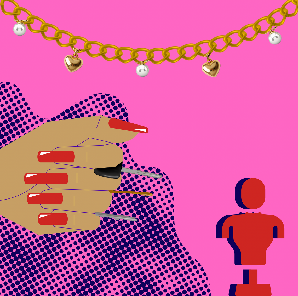 A hand with keys pinched in between fingers as a defense