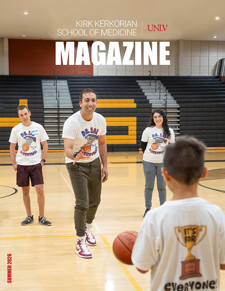 Kirk Kerkorian School of Medicine at UNLV Summer 2026 Magazine Cover