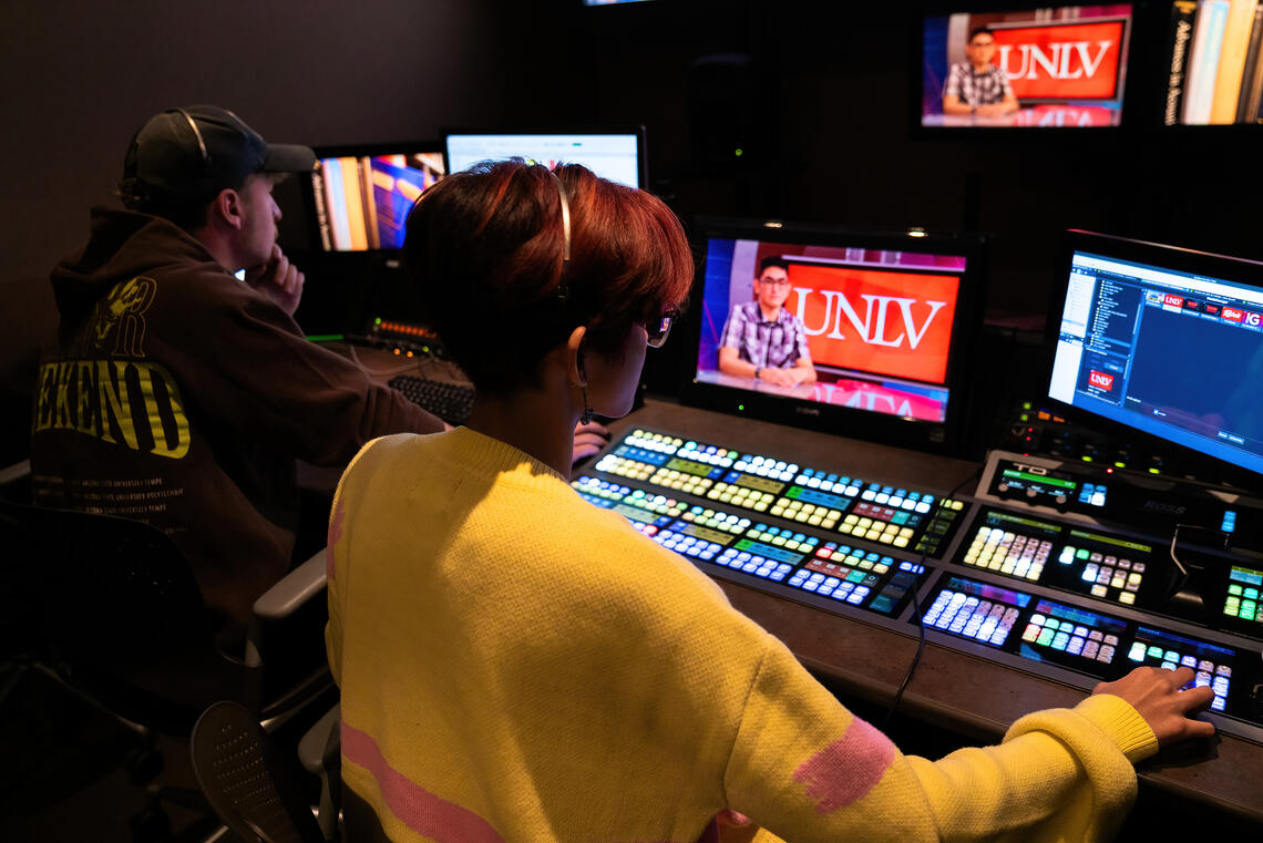 Photo of a media production room 