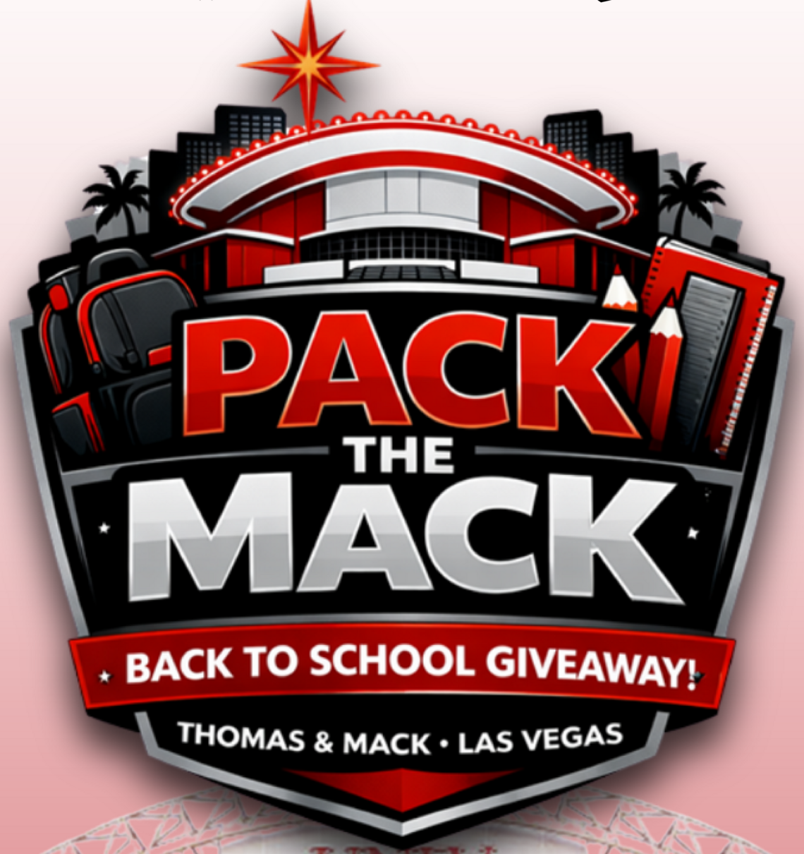 Pack the mack back to school giveways.