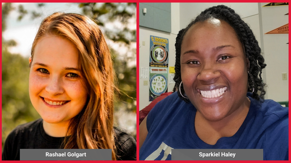 Rashael Golgart and Sparkiel Haley