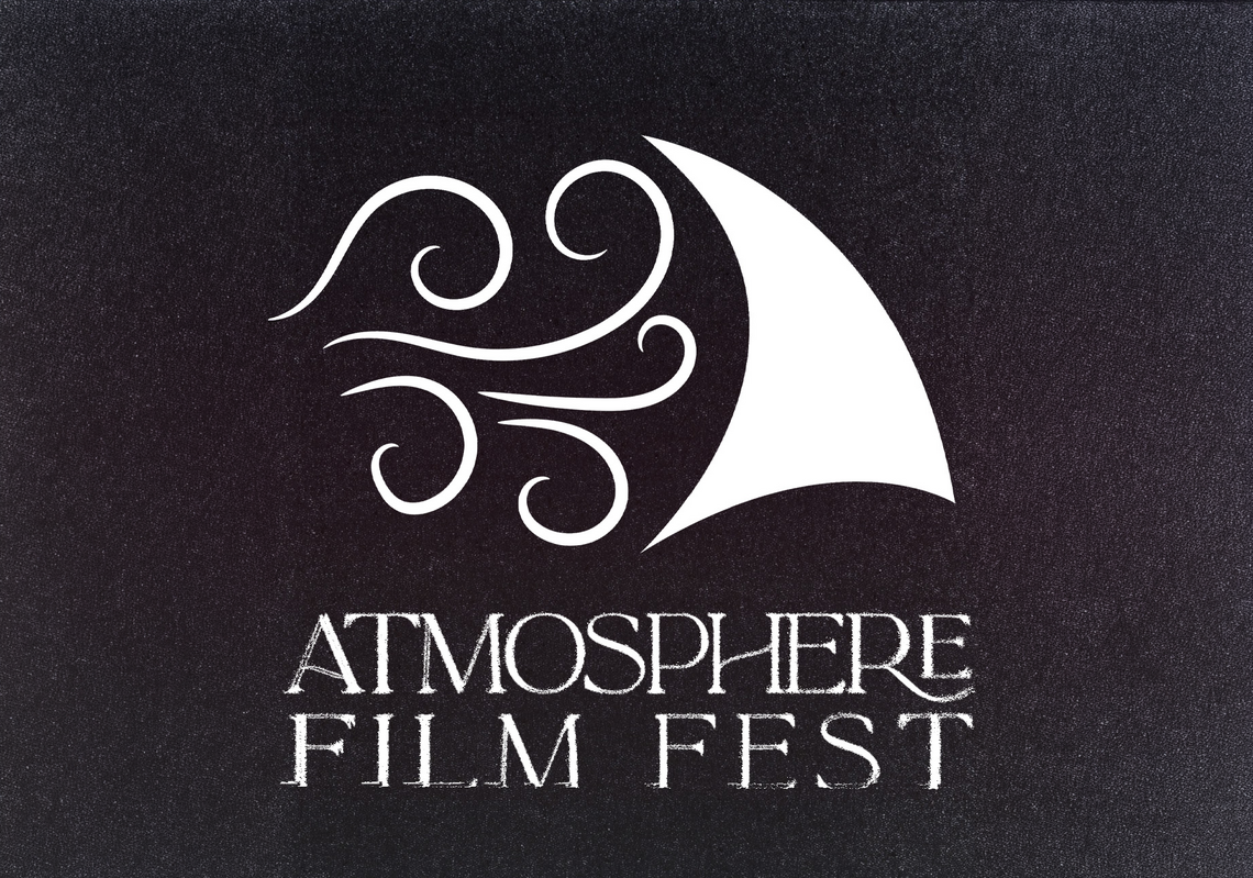 wind blowing a sail and text: Atmosphere Film Fest