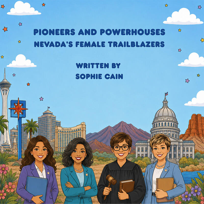 Book cover of Pioneers and Powerhouses: Nevada&rsquo;s Female Trailblazers