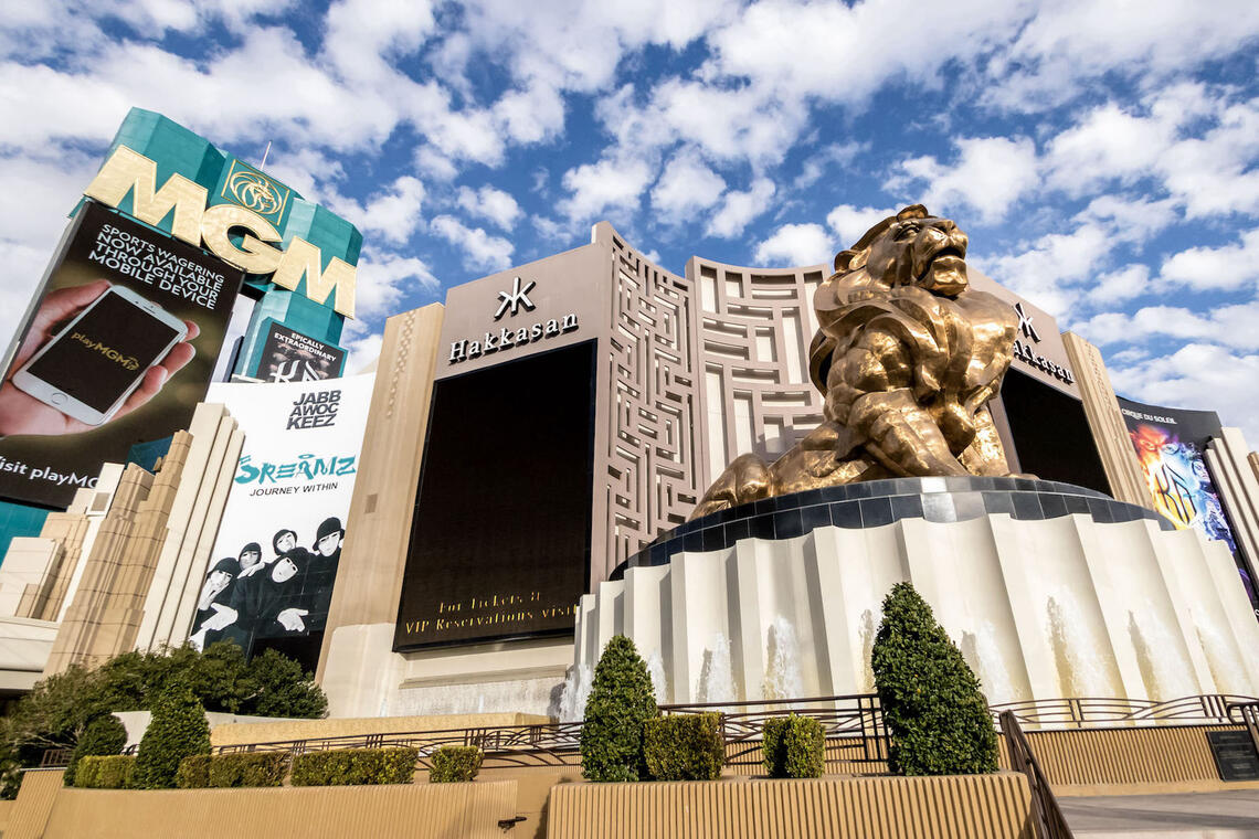 View of MGM casino from exterior