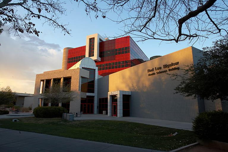 View of the Health Sciences Building