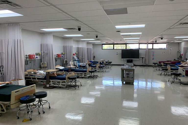 A view of the facilities