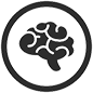 Icon of a brain.