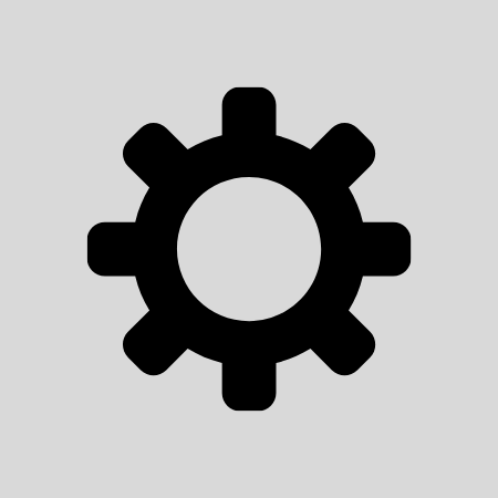 Gear with eight spokes