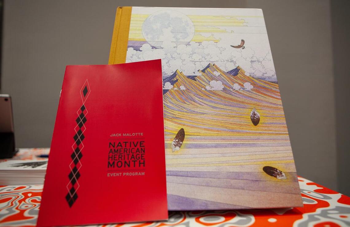 Photo of books and art