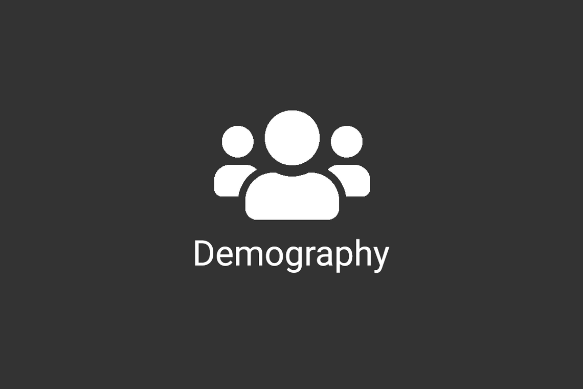 group of people. Demography