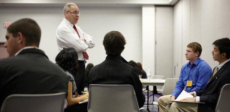 UNLV President lectures to students