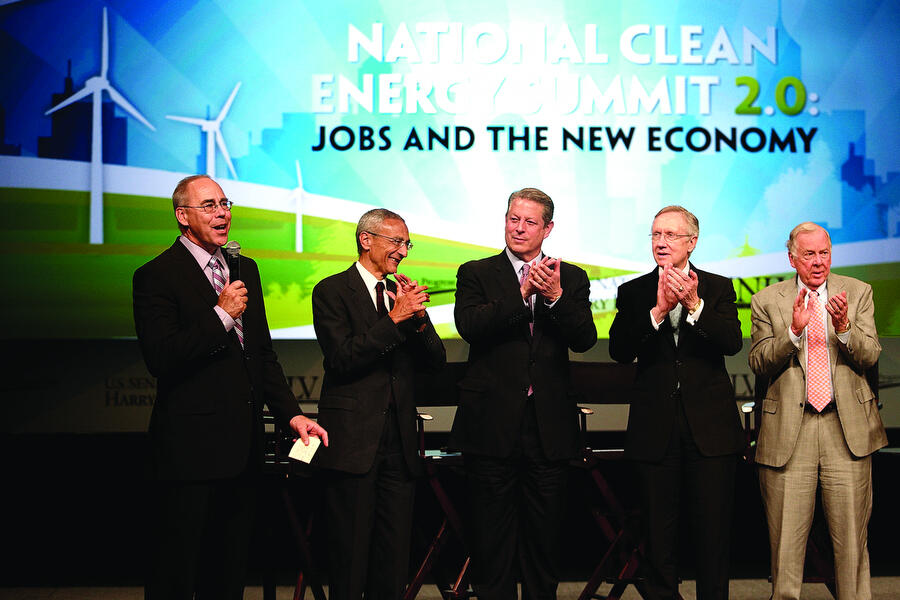 Picture of speakers at Clean Energy Summit